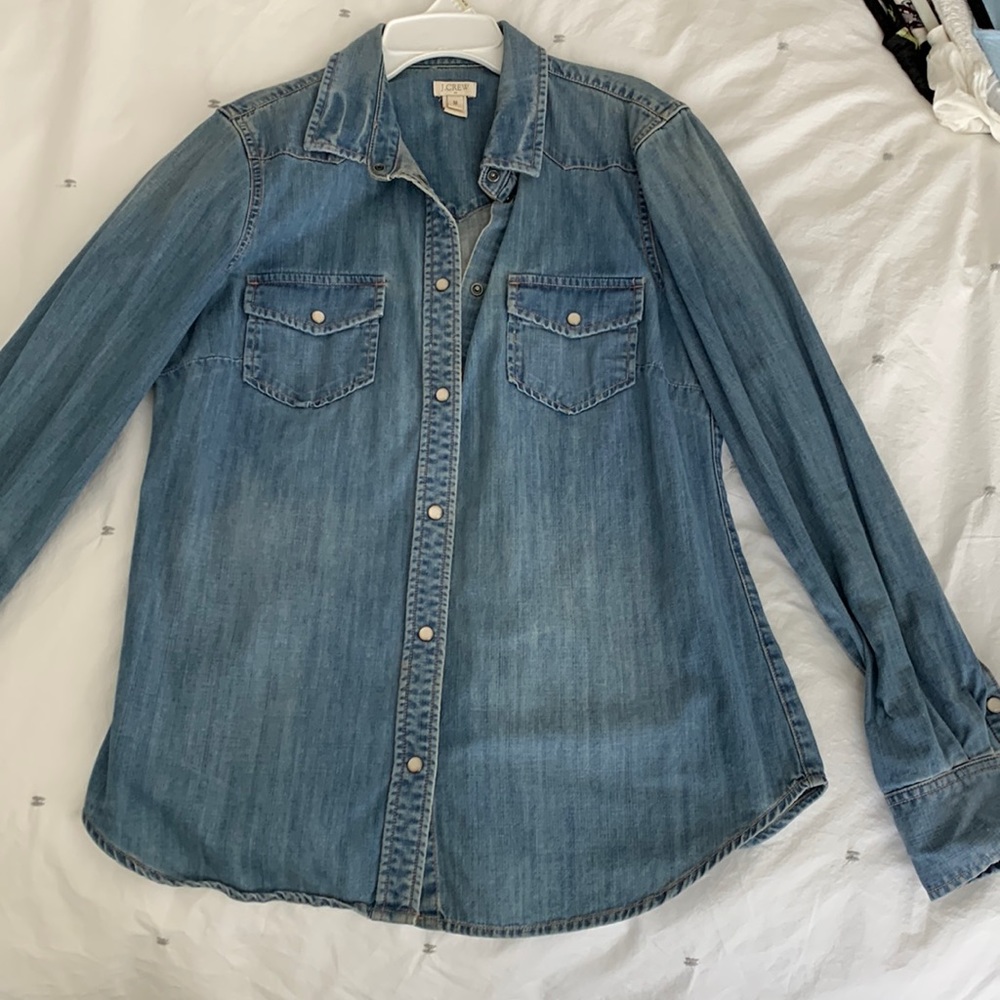 J Crew chambray shirt